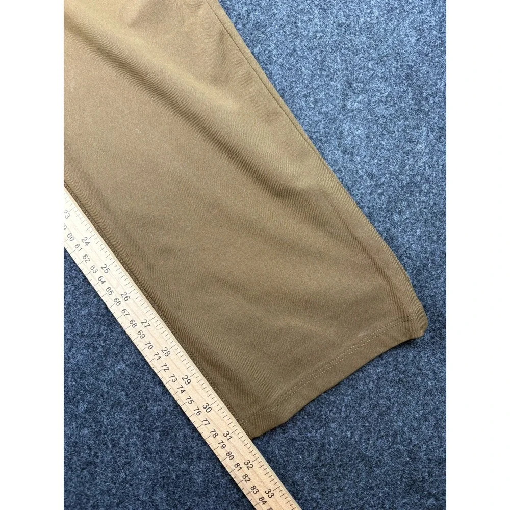 Lululemon ABC Pant Slim Fit 32 Tan Brown 5 Pocket Warpstreme Mens Trousers